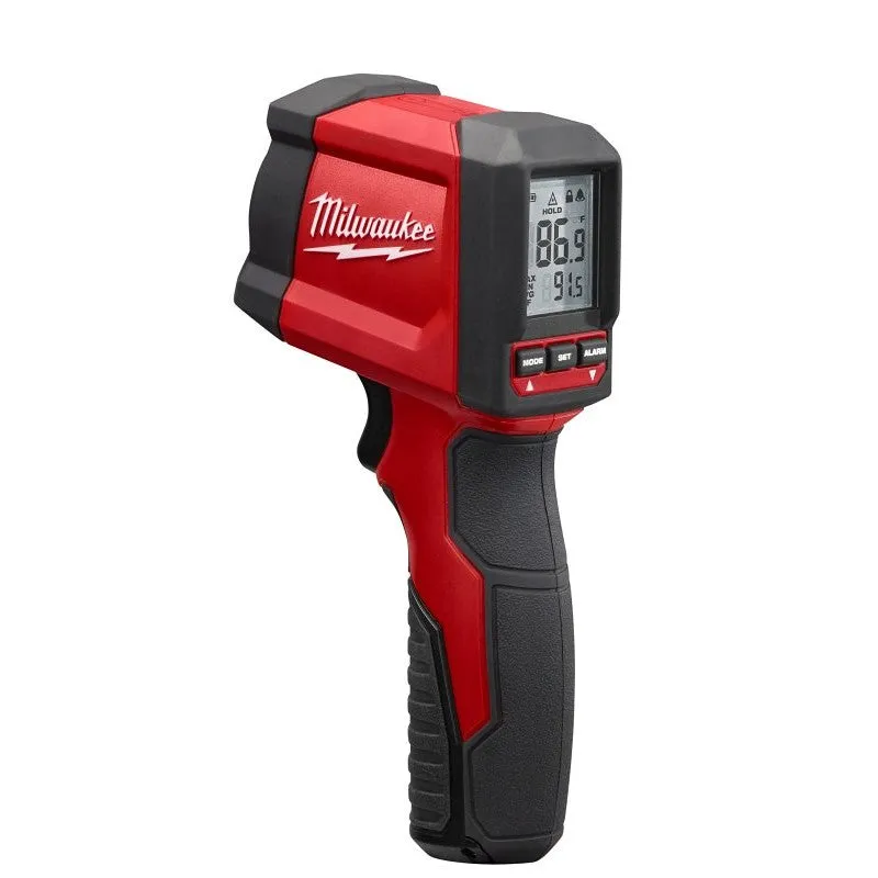 Milwaukee Temp-Gun 2267-20 Temperature Gun, -22 to 752 deg F, 0.1 deg F Resolution, LCD Display