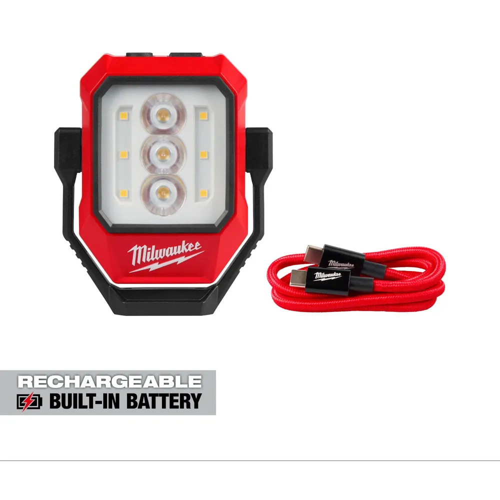 Milwaukee Tool 2015R Rechargeable Pivoting Task Light with Spot Mode