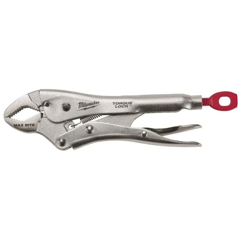 Milwaukee Torque Lock 48-22-3607 Locking Plier, 8.1 in OAL, 1-1/2 in Jaw Opening, Ergonomic Handle, 29/64 in W Jaw