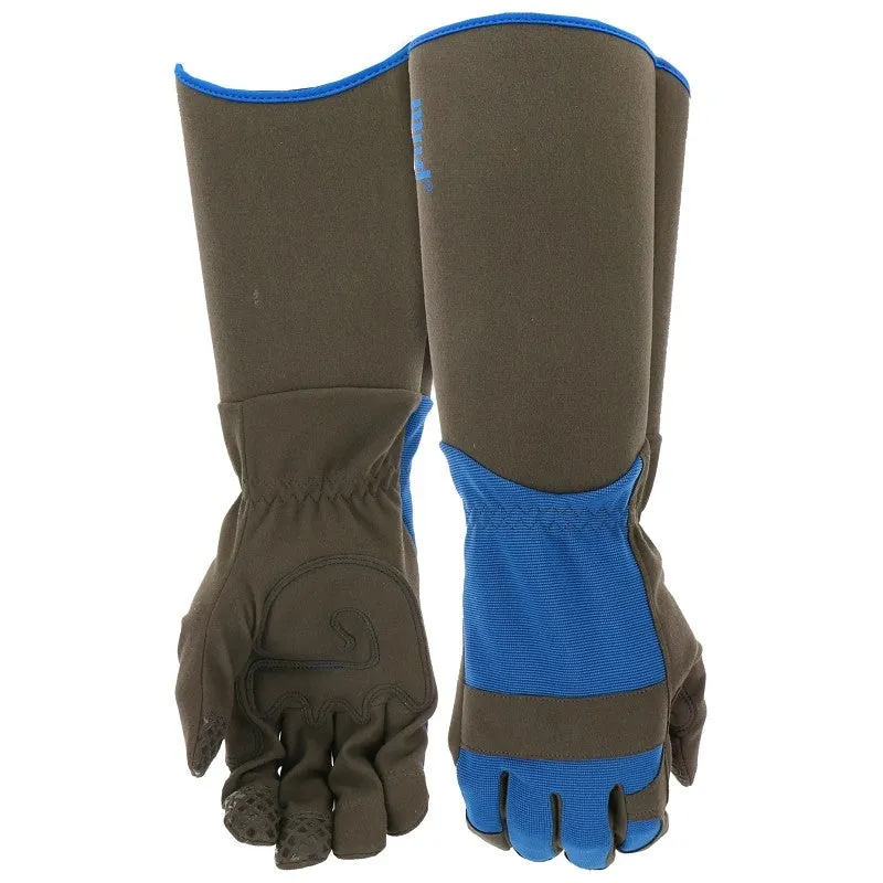 Mud MD53011BB-M-L Work Gloves, Men’s, L, Synthetic Leather, Brilliant Blue