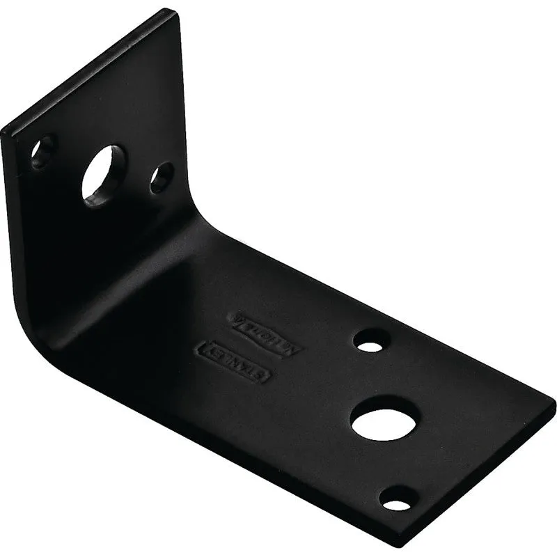 National Hardware 1153BC Series N351-481 Corner Brace, 2.94 in L, 1-1/2 in W, 1.67 in H, Steel, Powder-Coated (Pack of 5)