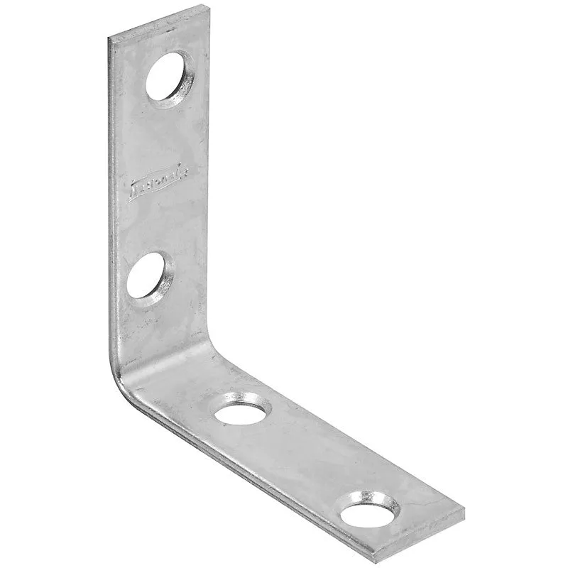 National Hardware 115BC Series N266-361 Corner Brace, 2 in L, 5/8 in W, Steel, Zinc, 0.08 Thick Material (Pack of 40)