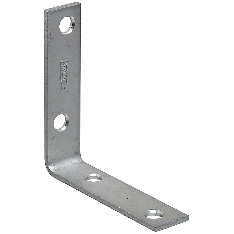 National Hardware 115BC Series N266-395 Corner Brace, 3 in L, 3/4 in W, Steel, Zinc, 0.11 Thick Material (Pack of 40)