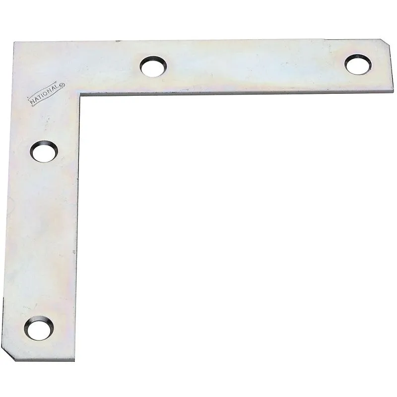 National Hardware 117BC Series N234-955 Corner Brace, 5 in L, 7/8 in W, 4.87 in H, Steel, Zinc, 0.07 Thick Material (Pack of 20)