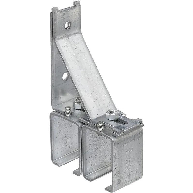 National Hardware N104-471 Box Rail Bracket, 4-25/32 in L x 1-3/4 in W x 8-1/16 in H Dimensions, 300 lb, Steel (Pack of 2)