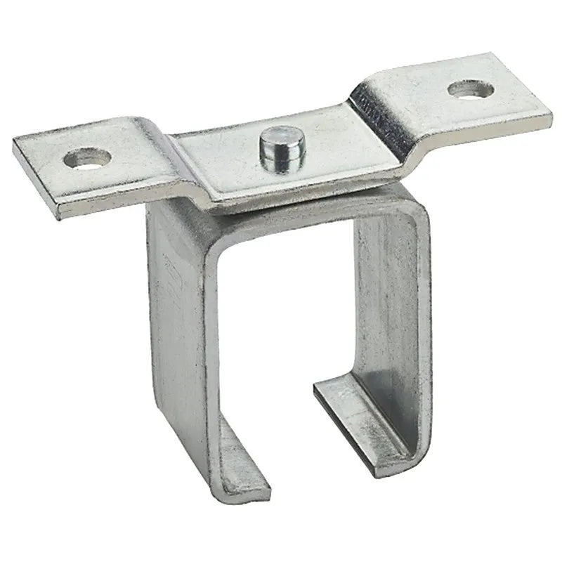 National Hardware N104-497 Box Rail Bracket, Galvanized Steel, For: #5114 or #5116 Box Rail (Pack of 2)