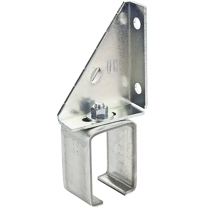 National Hardware N104-638 Box Rail Bracket, 3-1/4 in W x 1-3/4 in D x 7-1/8 in H Dimensions, Steel, Galvanized (Pack of 5)