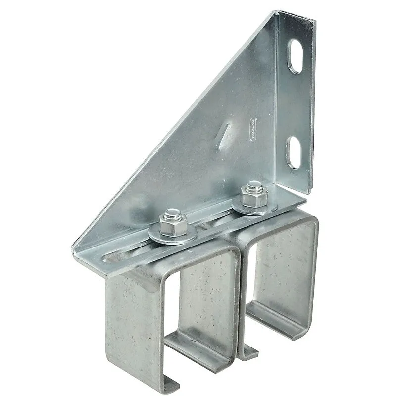 National Hardware N104-786 Double Box Rail Bracket, Steel, Galvanized (Pack of 10)