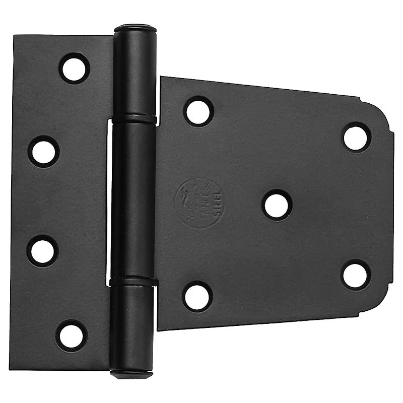 National Hardware N109-021 Gate Hinge, 4-9/32 in W Frame Leaf, 1-9/16 in H Frame Leaf, Stainless Steel, Matte, 48 lb (Pack of 2)