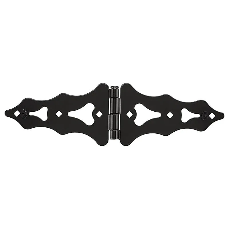 National Hardware N109-033 Strap Hinge, 4-17/32 in W Frame Leaf, 7-7/8 in H Frame Leaf, Steel, Reversible Pin, 40 lb