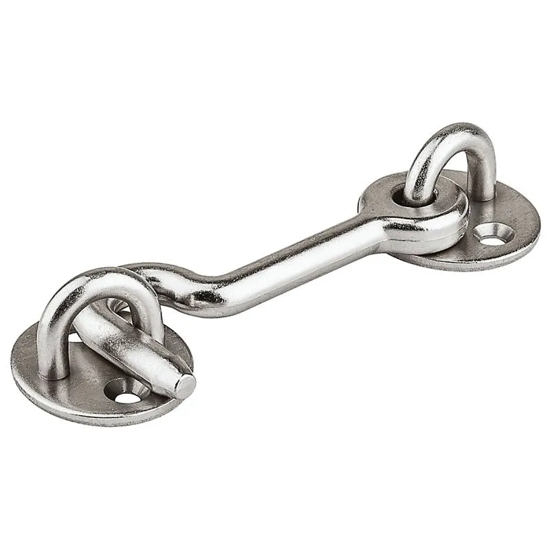 National Hardware N187-036 Privacy Hook, Steel, Satin Nickel