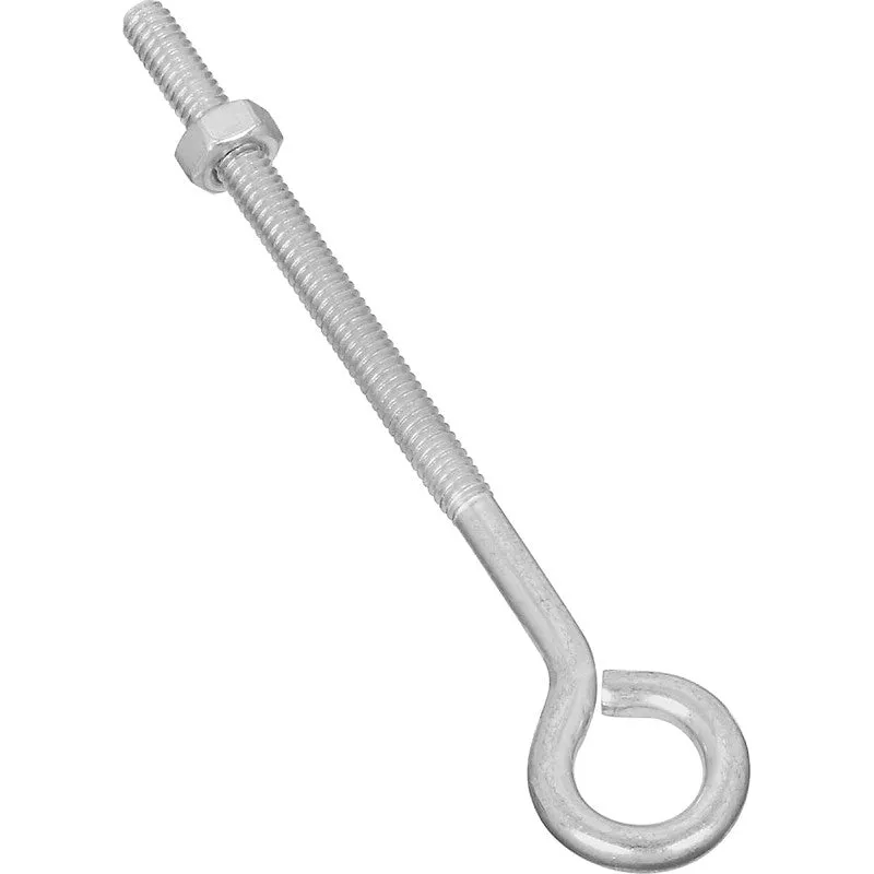National Hardware N221-135 Eye Bolt, 1/4-20 Thread, 3 in L Thread, 0.56 in ID Dia Eye, 4.02 in L Shank, Steel, Zinc (Pack of 20)