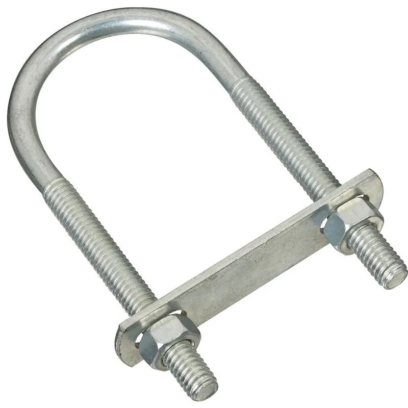National Hardware N222-158 U-Bolt, 4-1/4 in L Inside, 1-3/4 in W Inside, 5/16-18 Thread, 2-1/4 in L Thread, Steel, Zinc (Pack of 5)