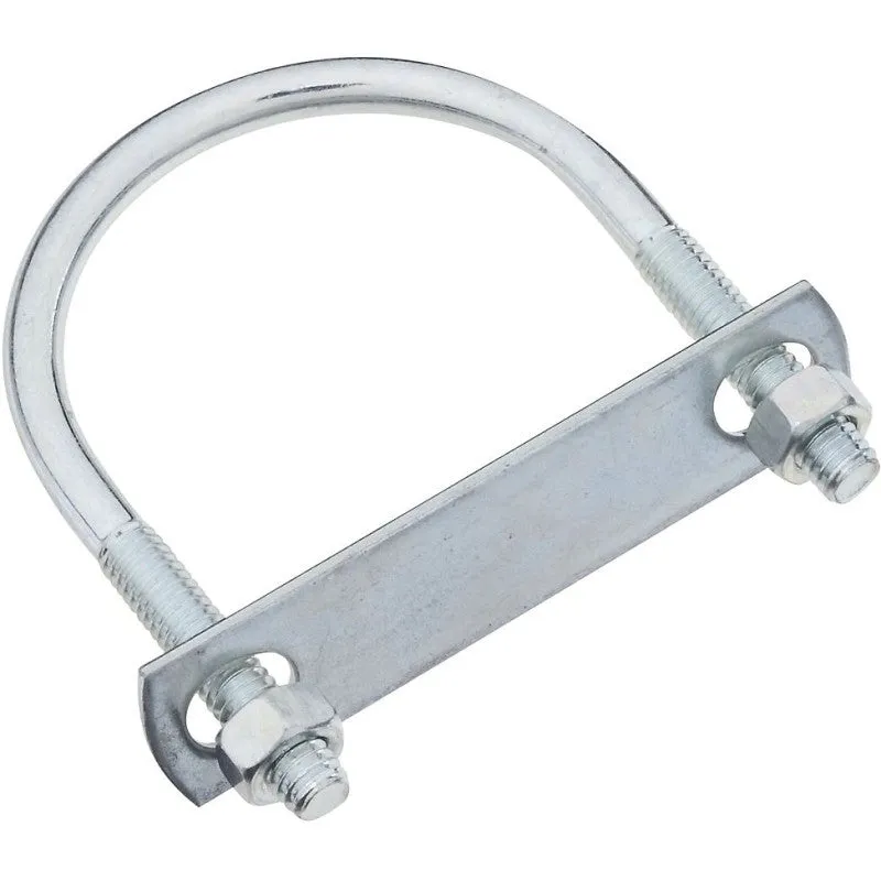 National Hardware N222-182 U-Bolt, 5/16-18 Thread, 1-3/4 in L Thread, Steel, Zinc (Pack of 5)