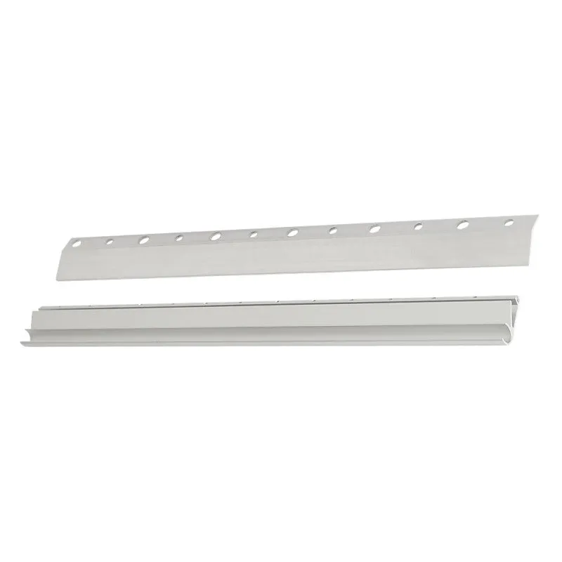 National Hardware N260-121 Apartment Hanger, 100 lb, Aluminum, Mill, 5/16 in Opening, 1/2 in Projection, Screw Mounting