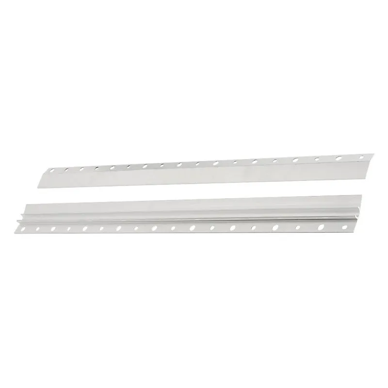 National Hardware N260-144 Heavy-Duty Hanger, 200 lb, Aluminum, Mill, 5/16 in Opening, 1/2 in Projection, Screw Mounting