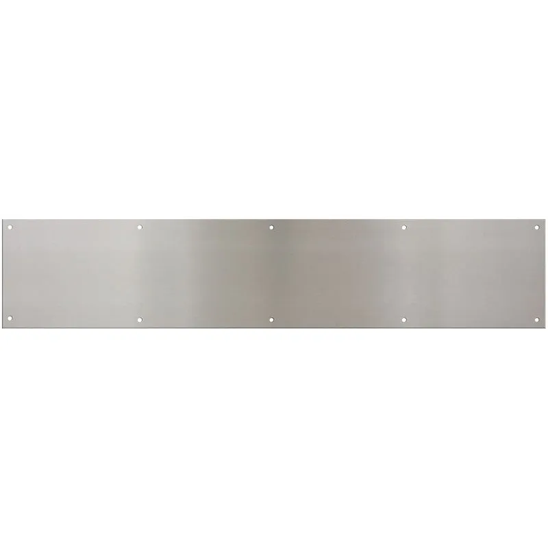 National Hardware N270-314 Kick Plate, 30 in L, 6 in W, Satin Nickel (Pack of 2)