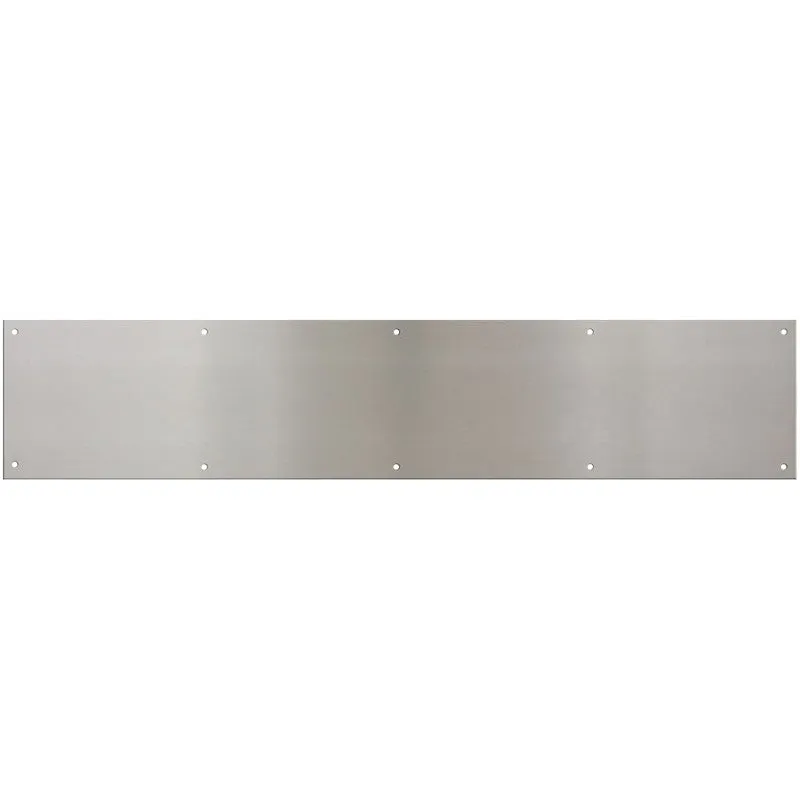 National Hardware N270-316 Kick Plate, 34 in L, 8 in W, Satin Nickel (Pack of 2)