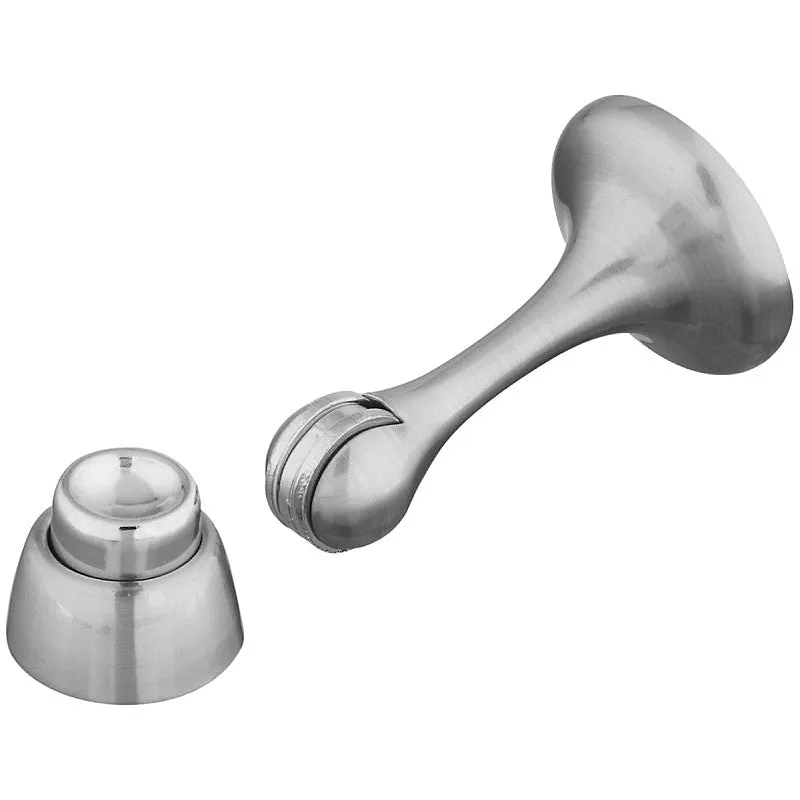 National Hardware N328-195 Door Stop, 1-3/4 in Dia Base, 3 in Projection, Die-Cast Zinc/Steel