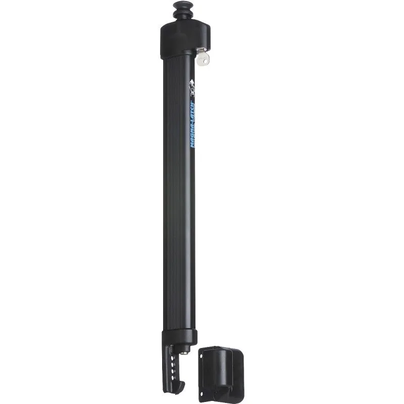 National Hardware N346-210 Gate Latch, 21 in H, 2-7/16 in W, Polymer, Black, 1/BAG