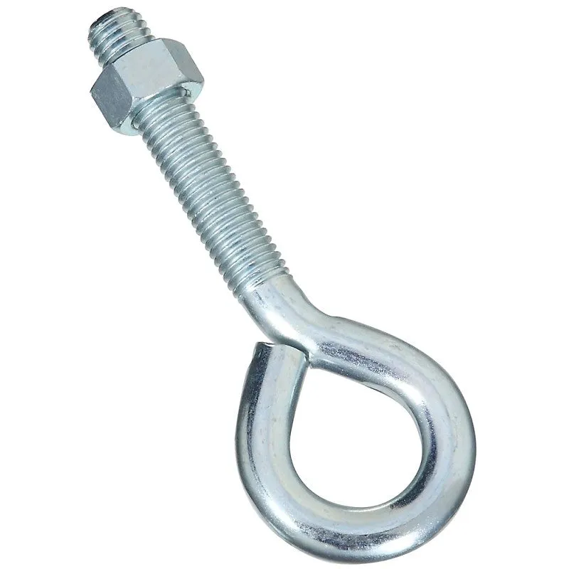 National Hardware N347-666 Eye Bolt, 5/8 in Thread, 3-1/4 in L Thread, 1-1/4 in ID Dia Eye, 560 lb Working Load, Steel (Pack of 3)