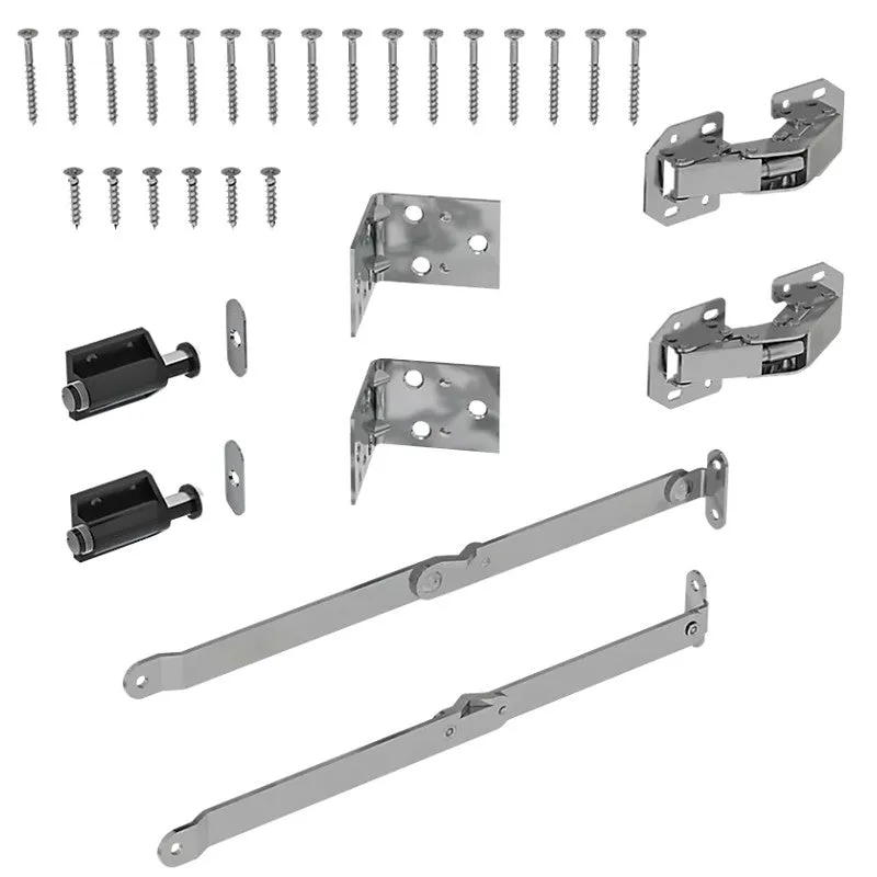 National Hardware N900-005 Wall Organizer Hardware Kit, Fold Down, Plastic/Steel