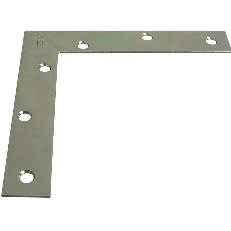 National Hardware SP117BC Series N204-990 Corner Brace, 6 in L, 1 in W, Steel, Zinc, 0.08 Thick Material (Pack of 20)