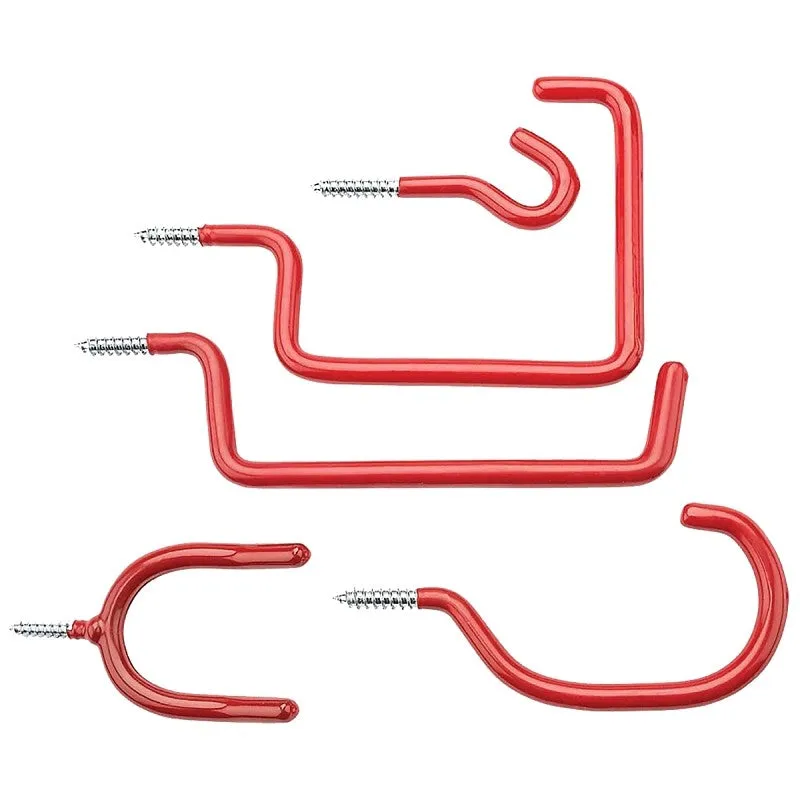 National Hardware V2238 N112-036 Hook Assortment, Steel, Red, Zinc