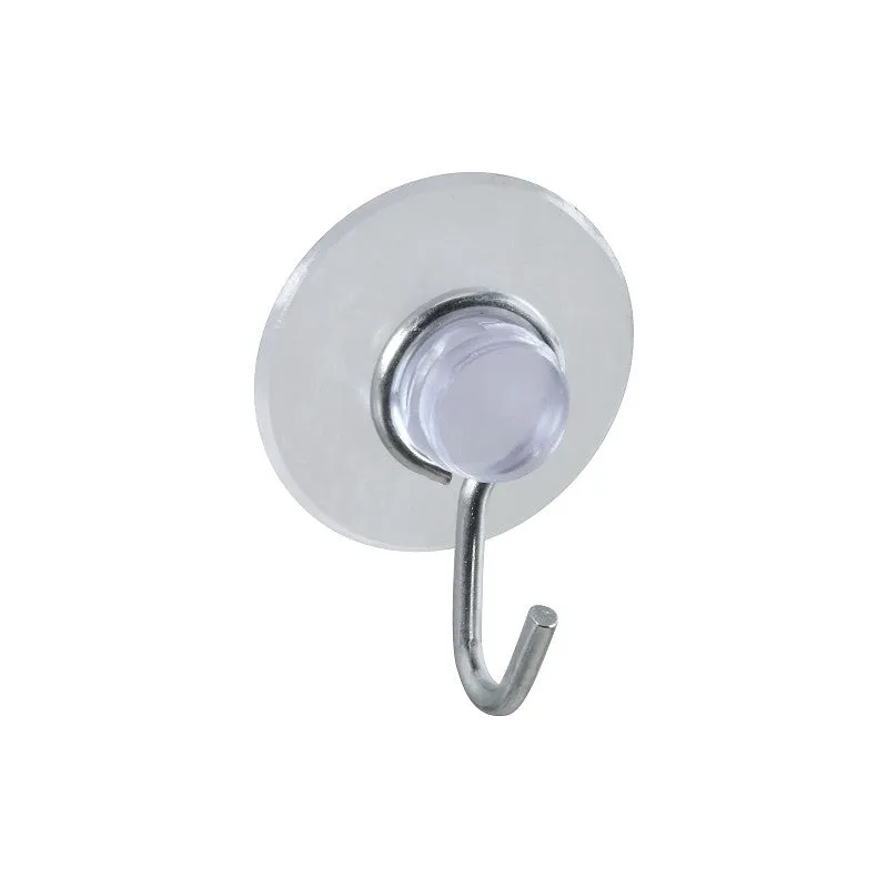 National Hardware V2524 Series N259-937 Suction Cup, Steel Hook, PVC Base, Clear Base, 1 lb Working Load (Pack of 5)