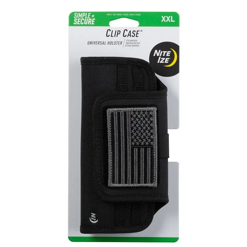 Nite Ize Clip Case CCS2LUS-01-R3 Universal Phone Holster, 2XL, USA Patch