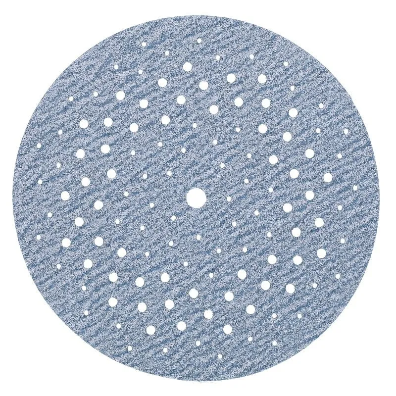 Norton 03222 Sanding Disc, 5 in Dia, 11/16 in Arbor, Coated, P100 Grit, Medium, Spiral, Alumina Ceramic Abrasive