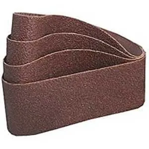 Norton 27946 Sanding Belt, 24 in L, 4 in W, 50 Grit, Coarse, Aluminum Oxide Abrasive (Pack of 10)