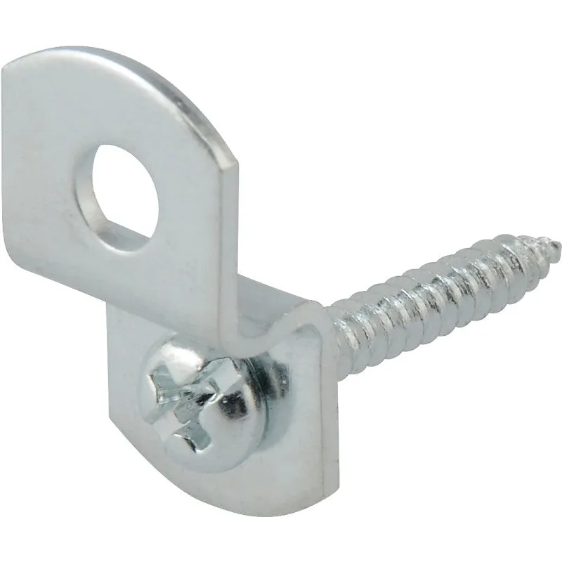 OOK 50220 Mirror Clip Set, 1/8 in L Dimensions, Metal, Nickel, Wall, 15/PK (Pack of 12)