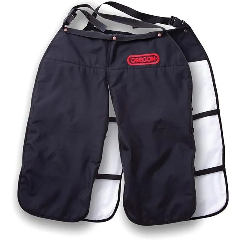 Oregon 563979 Protective Chaps, 46 in Waist, 36 in L, Black
