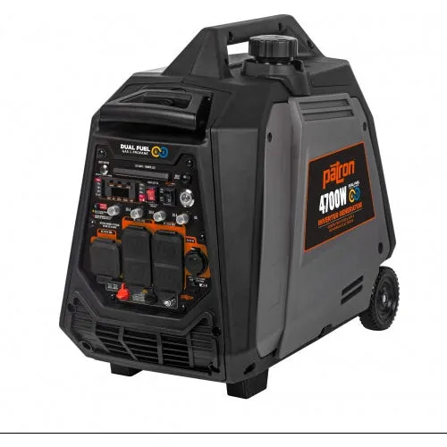 patron pa gi4700id 4700w dual fuel inverter generator