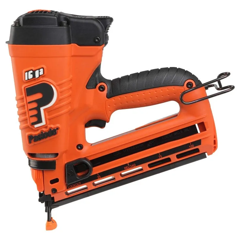 paslode im250ali angled finish nailer battery included 74 v 15 ah 100 magazine 20 deg collation angl