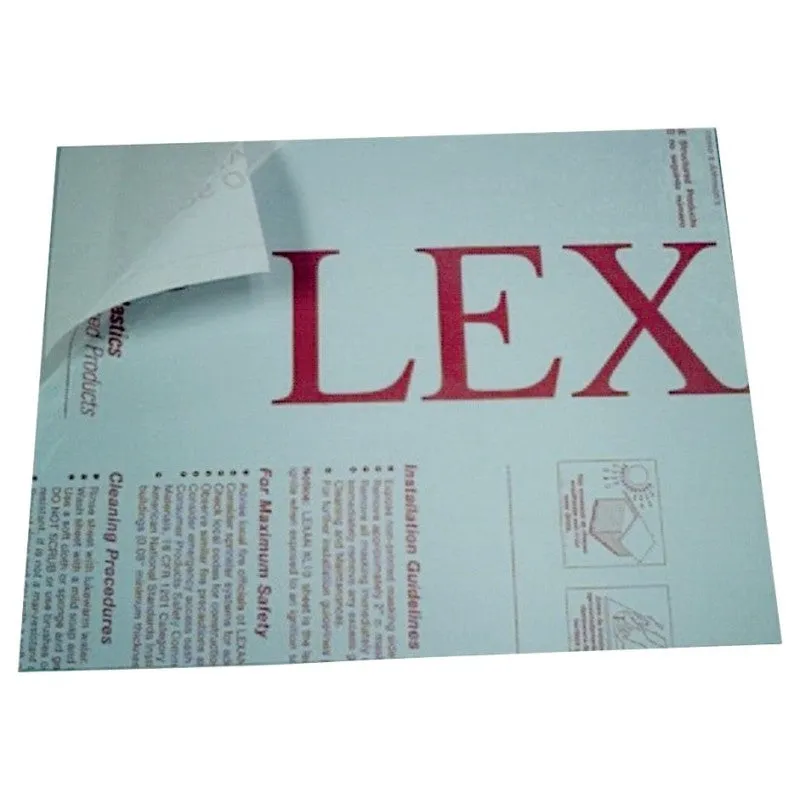 Plaskolite 1PC1824A Safety Sheet, 24 in L, 18 in W, 0.093 in Thick, Clear (Pack of 6)
