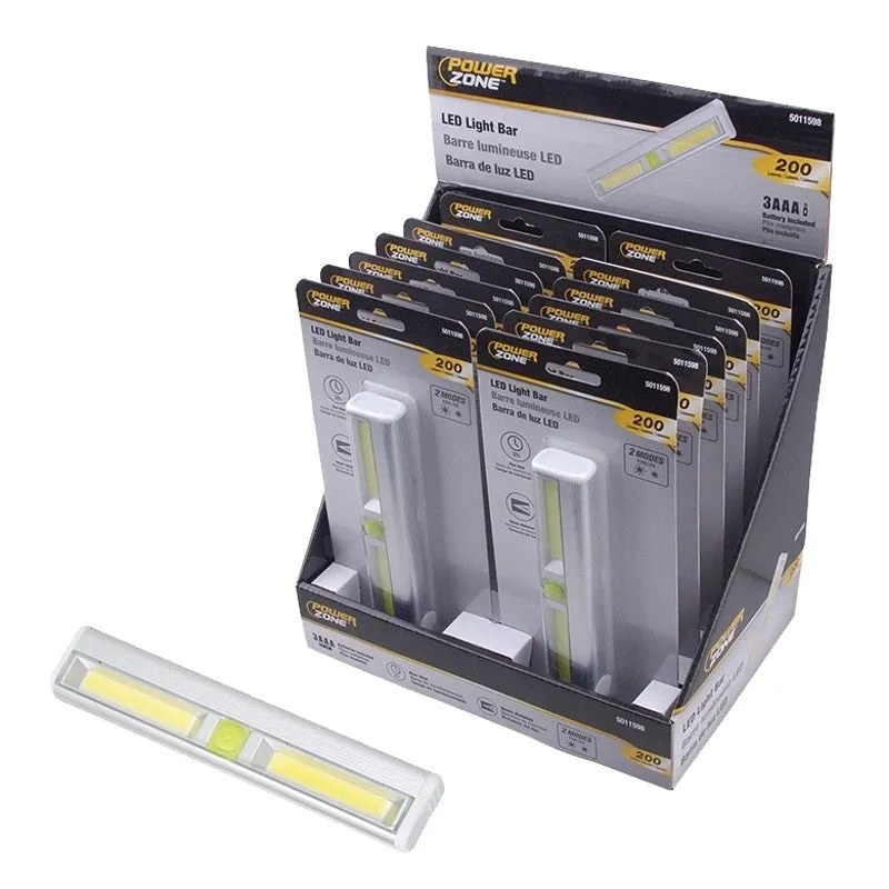 PowerZone 12562 Light Bar, LED Lamp, 2-Lamp, White Light (Pack of 12)