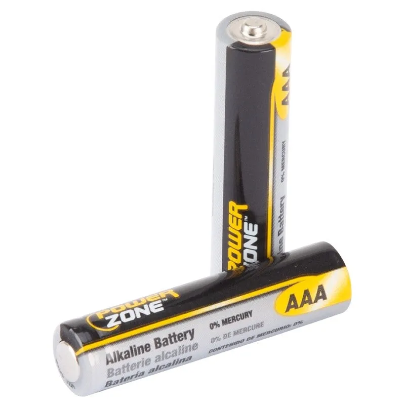 PowerZone LR03-4P-DB Battery, 1.5 V Battery, AAA Battery, Zinc, Manganese Dioxide, and Potassium Hydroxide (Pack of 22)