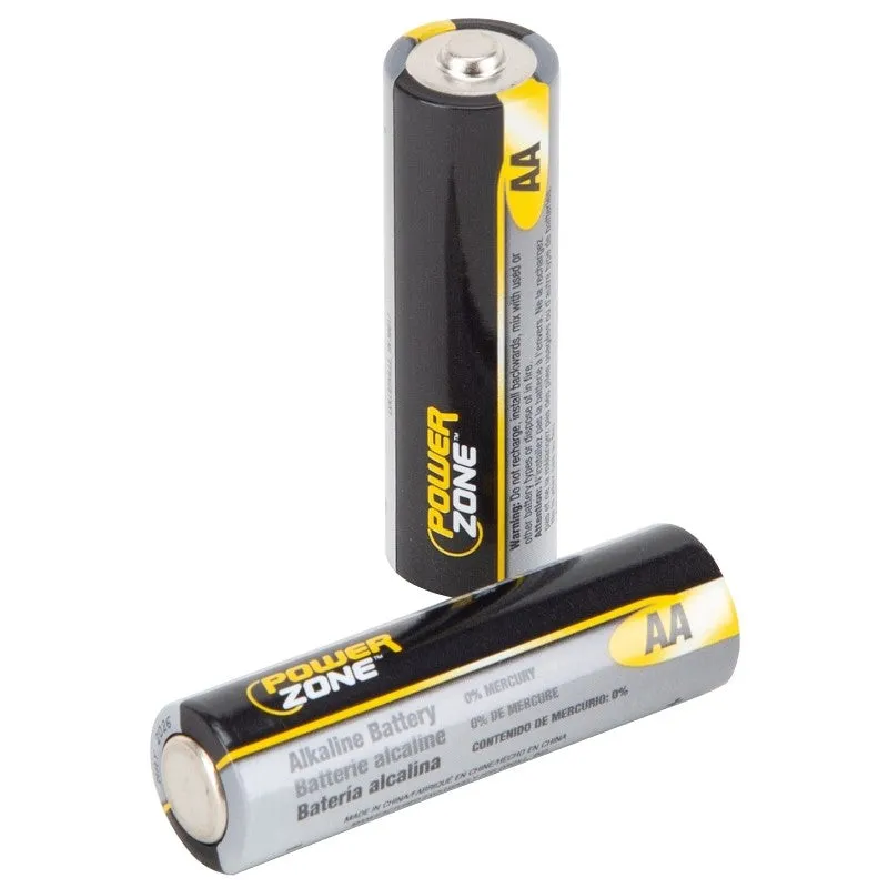 PowerZone LR6-4P-DB Battery, 1.5 V Battery, AA Battery, Zinc, Manganese Dioxide, and Potassium Hydroxide (Pack of 20)