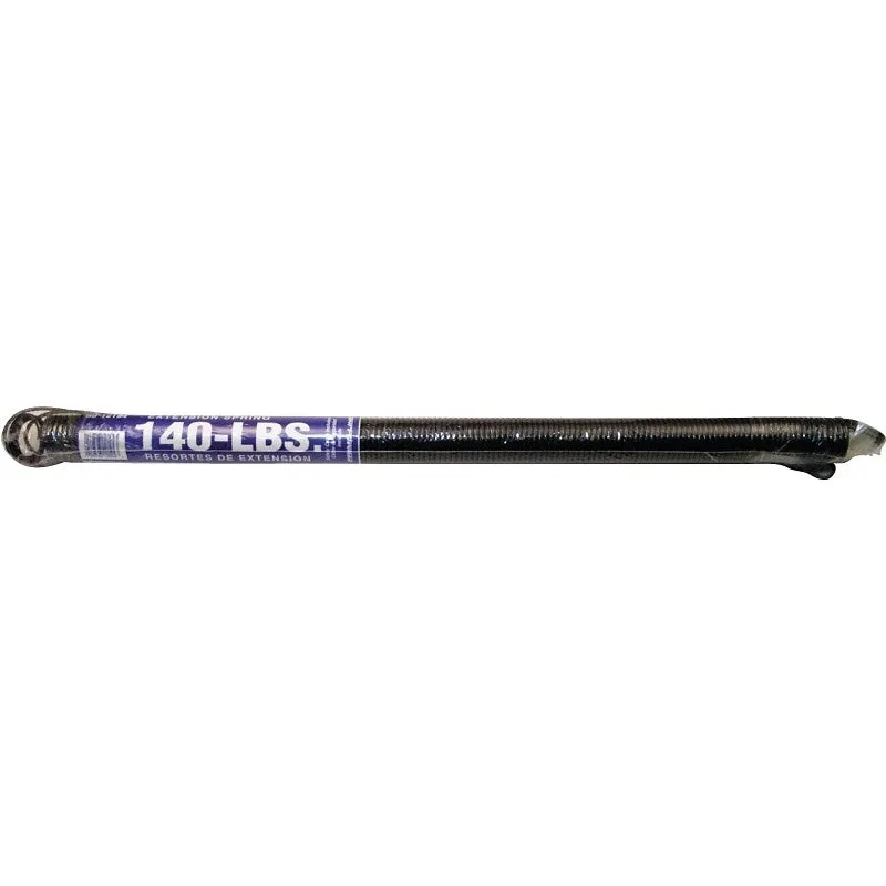 Prime-Line GD 12194 Extension Spring, 1-19/64 in OD, 25 in OAL, Carbon Steel, Galvanized, Loop End, 140 lb