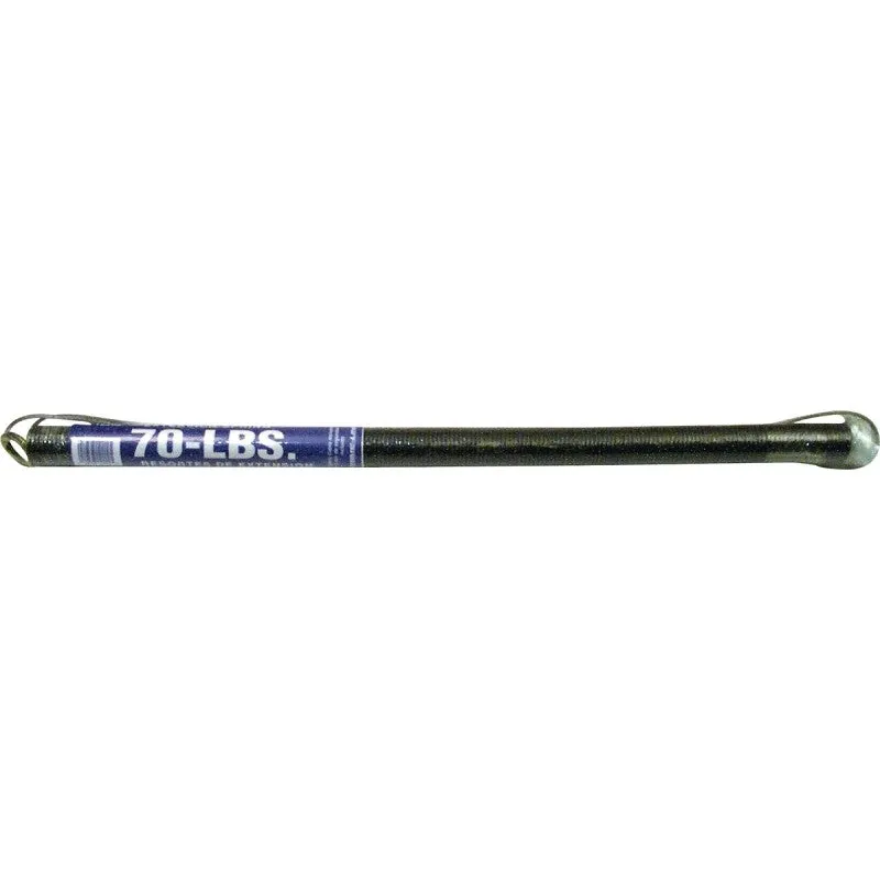Prime-Line GD 12202 Extension Spring, 1-19/64 in OD, 25 in OAL, Carbon Steel, Galvanized, Loop End, 70 lb