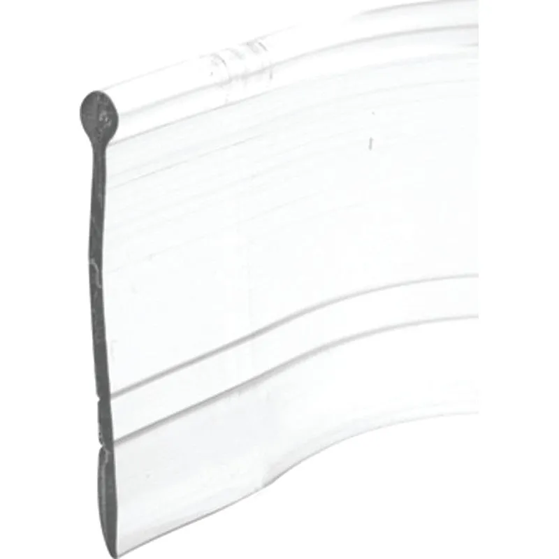 Prime-Line M 6184 Shower Door Bottom Seal, Vinyl, Clear (Pack of 6)