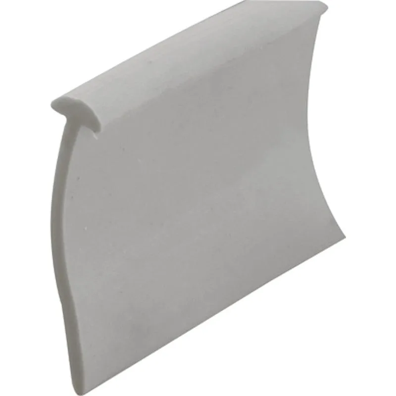 Prime-Line M 6230 Shower Door Bottom Seal, Half-Round, Vinyl, Black (Pack of 6)