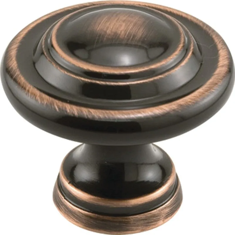 Prime-Line N 7385 Pull Knob, Zinc, Classic Bronze