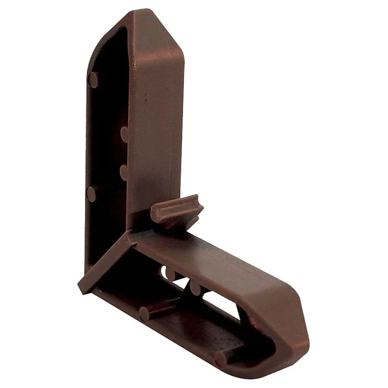 Prime-Line PL 15767 Screen Frame Corner, Plastic, Bronze, For: Pella Screen Frames (Pack of 6)