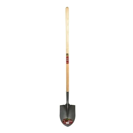 Pro Yard 130505 Shovel Round Point 58in x 8-1/2in Blade Wood L-Handle