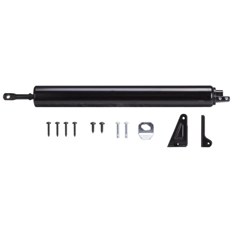 ProSource 16000-U-PS Door Closer, 1-1/4 in Dia Rod, 16-1/2 in L, Aluminum Tube, 90 deg Opening, 65 lb