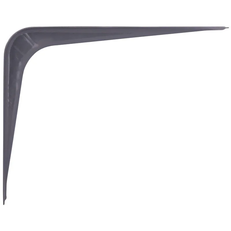 ProSource 21138PGL-PS Shelf Bracket, 65 lb/Pair, 6 in L, 5 in H, Steel, Gray (Pack of 20)