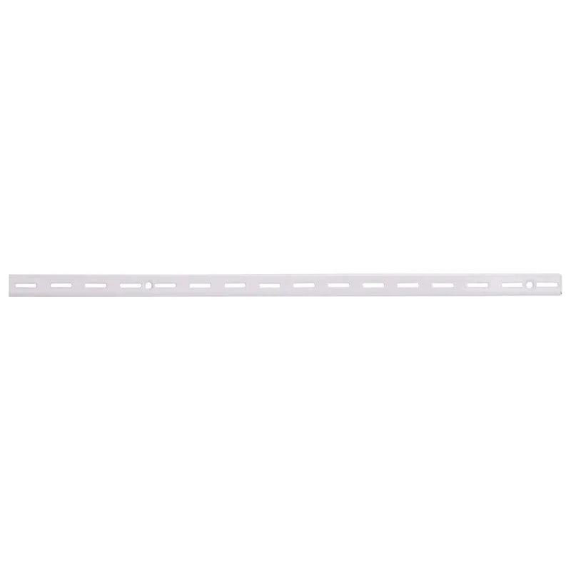 ProSource 25213PHL Shelf Standard, 2 mm Thick Material, 5/8 in W, 48 in H, Steel, White